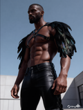 Feathered Warrior Harness – Rauw, ritueel en onweerstaanbaar